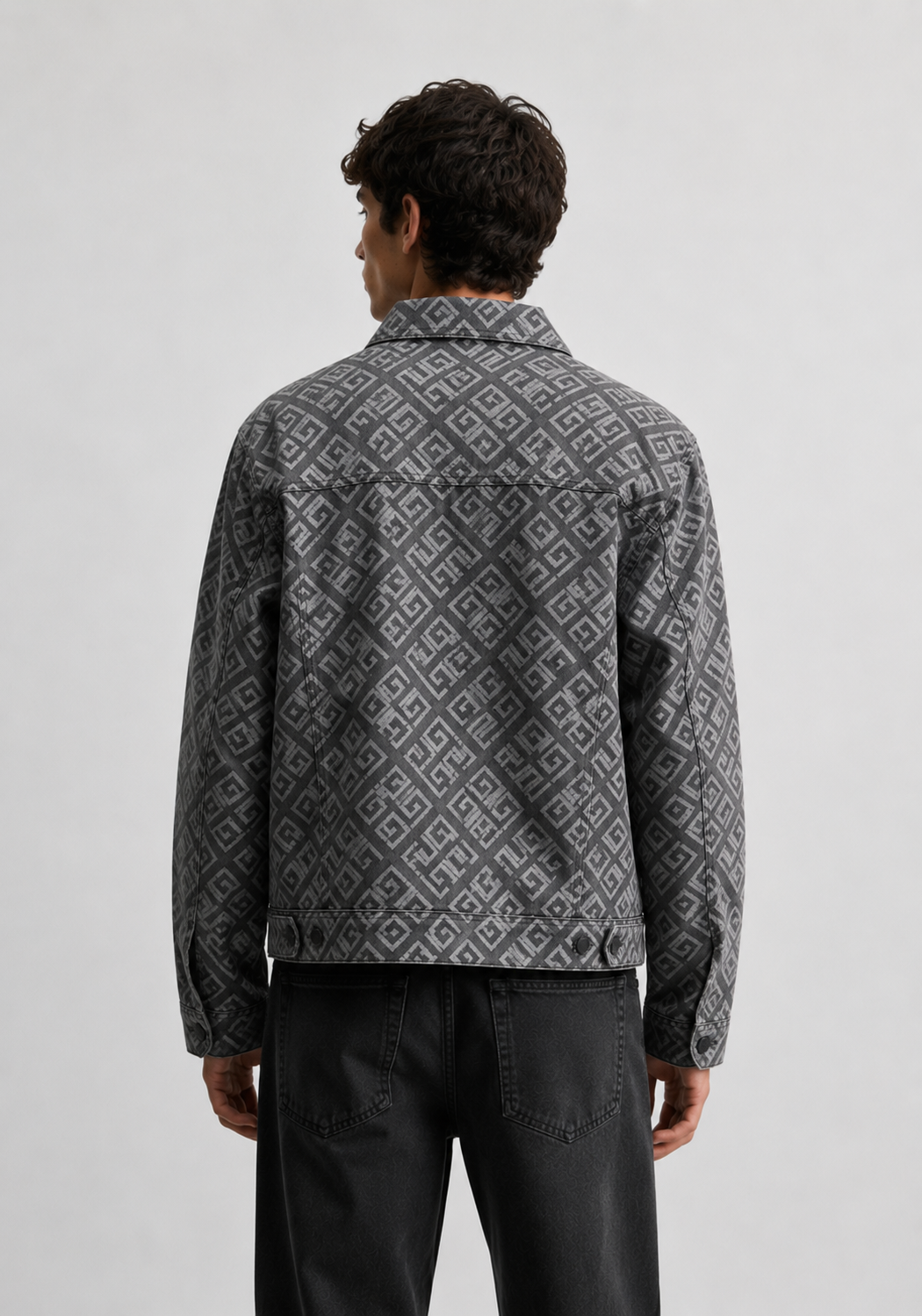 Veste Monogramme Gris 047A Gris