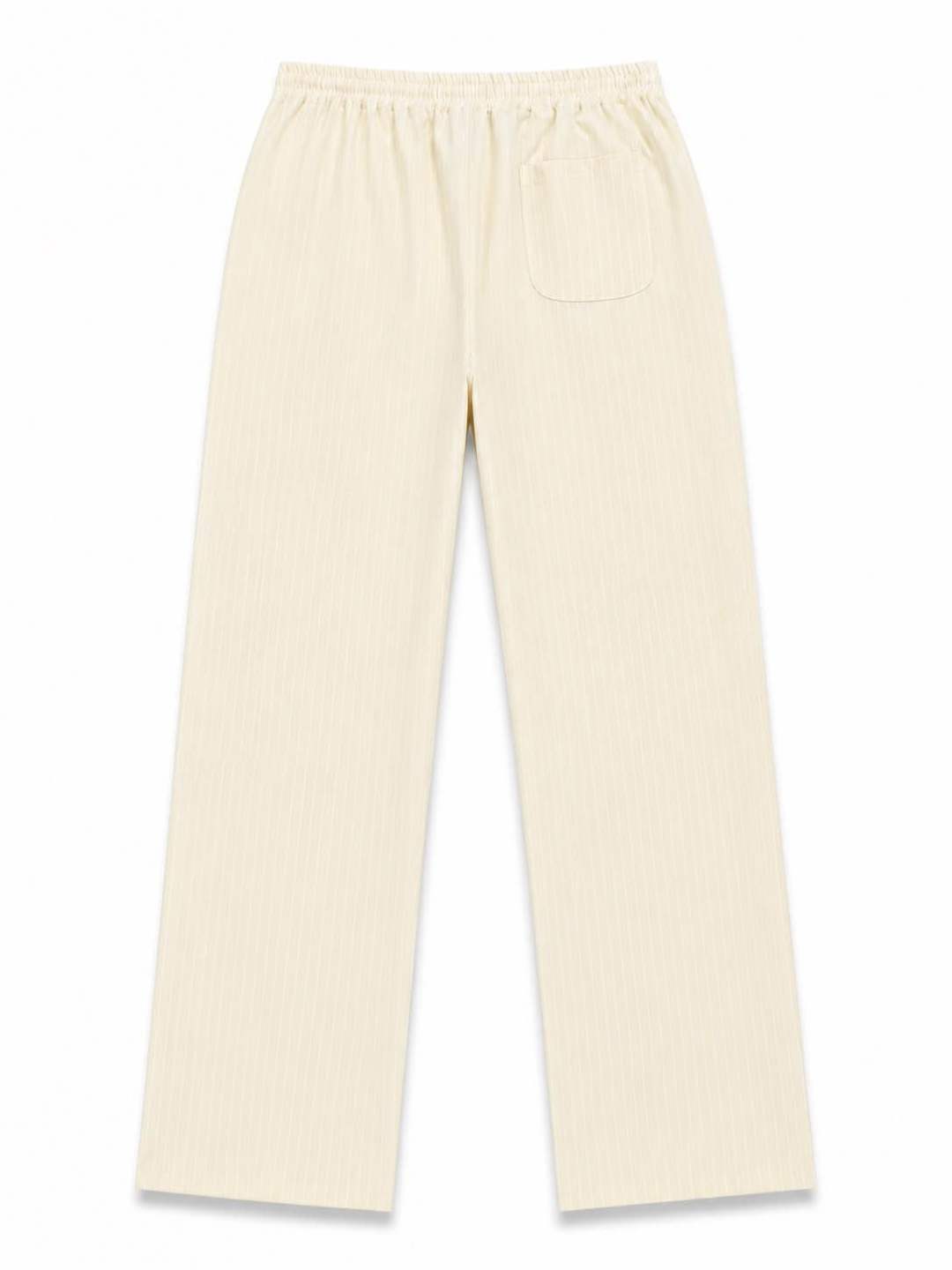 Pantalon à fines rayures 20265-7 JAUNE