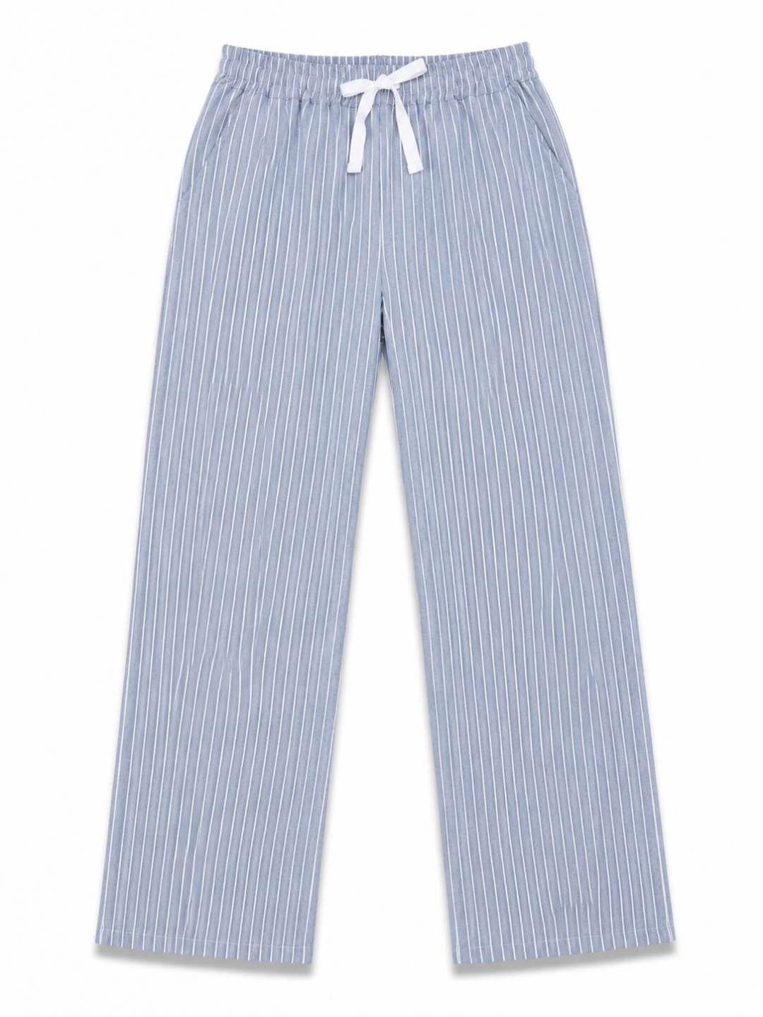 Pantalon Rayé Bleu 20265-8 Bleu