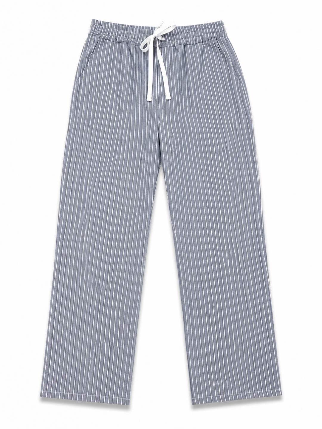 Pantalon Rayé Bleu 20265-9 Bleu