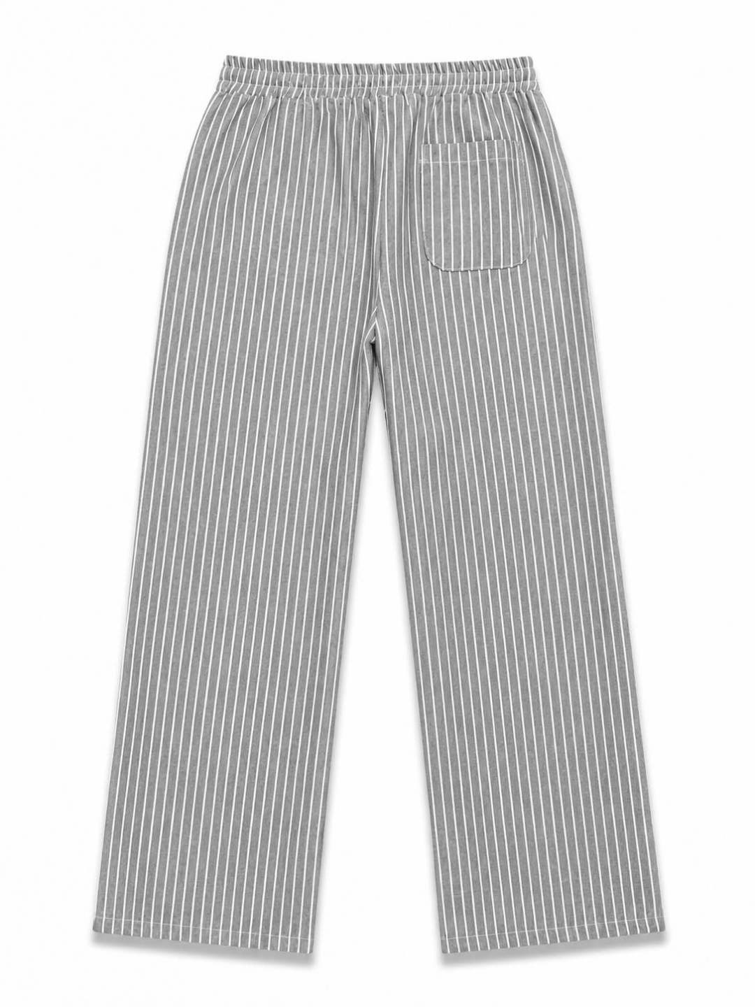 Pantalon Rayé Gris 20265-6 Gris