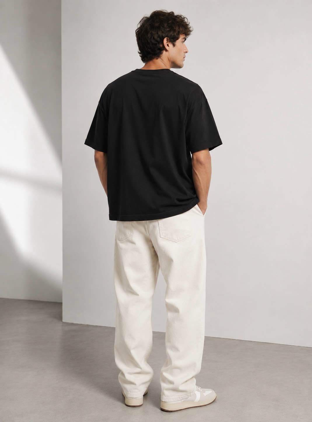 T-shirt message Keep Life Simple 60136-2 Noir