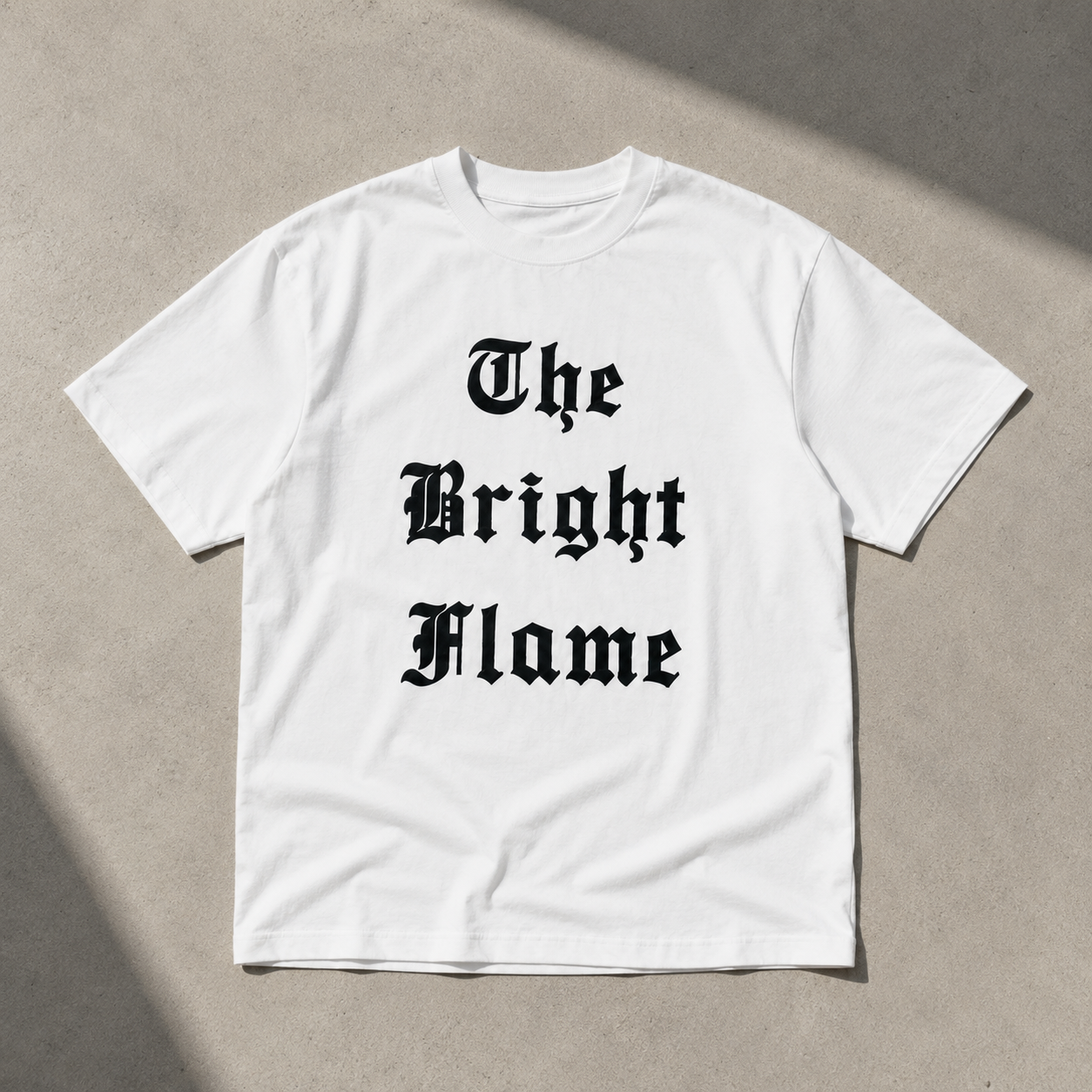 T-shirt imprimé gothique 60153-1 Blanc