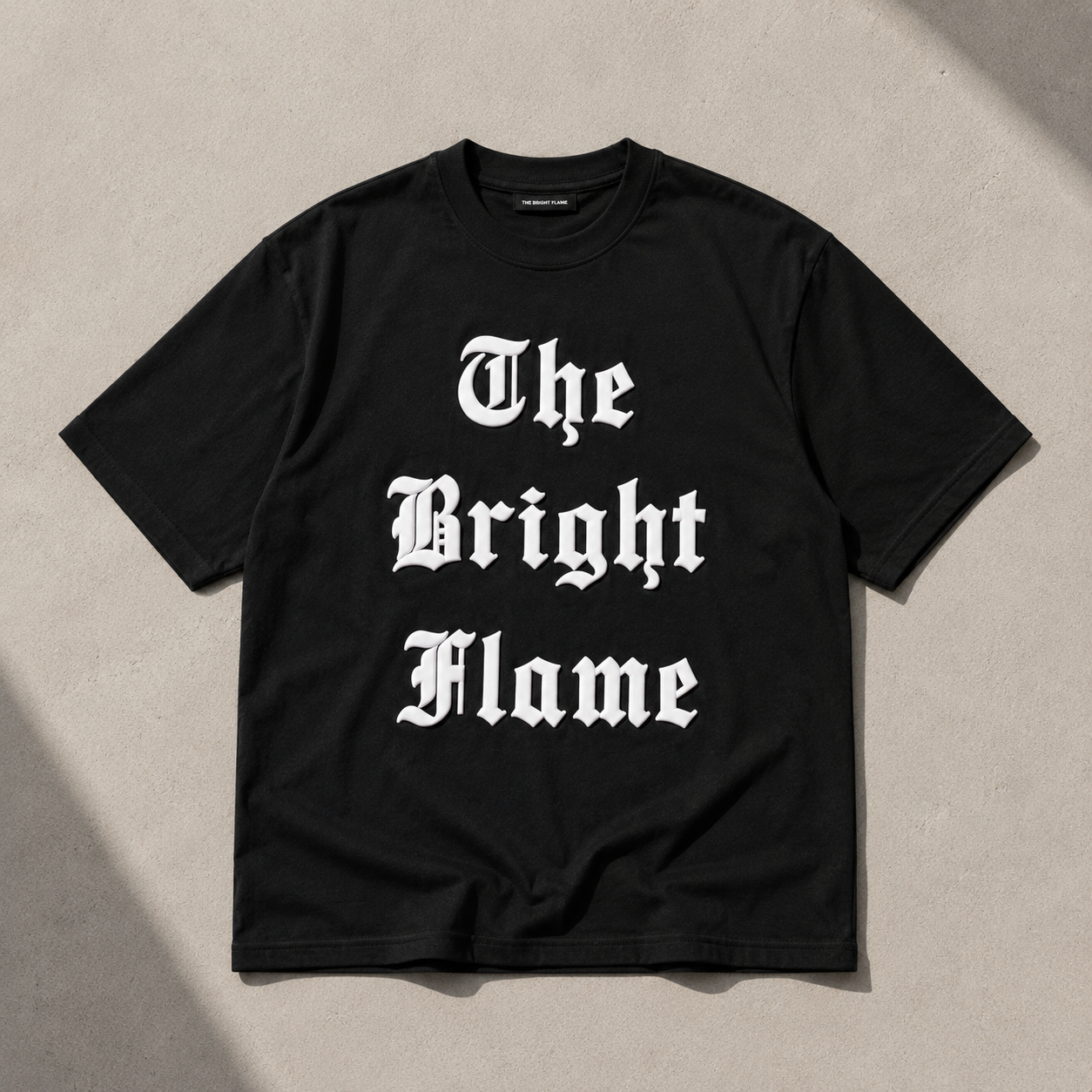 T-shirt imprimé Bright Flame 60153-2 Noir