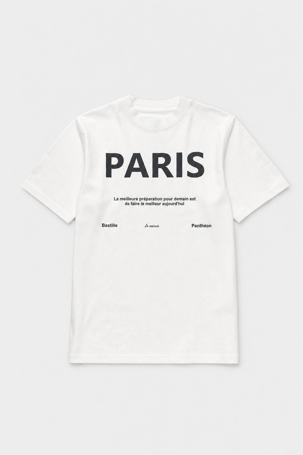 T-shirt imprimé PARIS 60165-1 Blanc