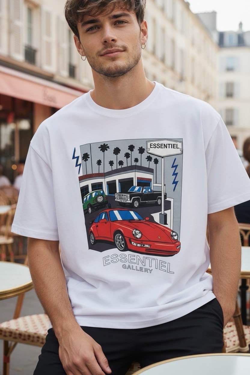 T-shirt imprimé Gallery 60199-1 Blanc