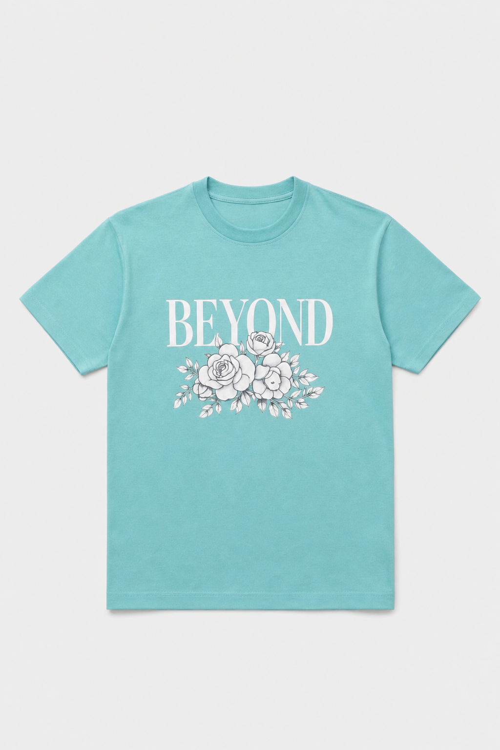 T-shirt graphique Beyond 60202-3 Bleu