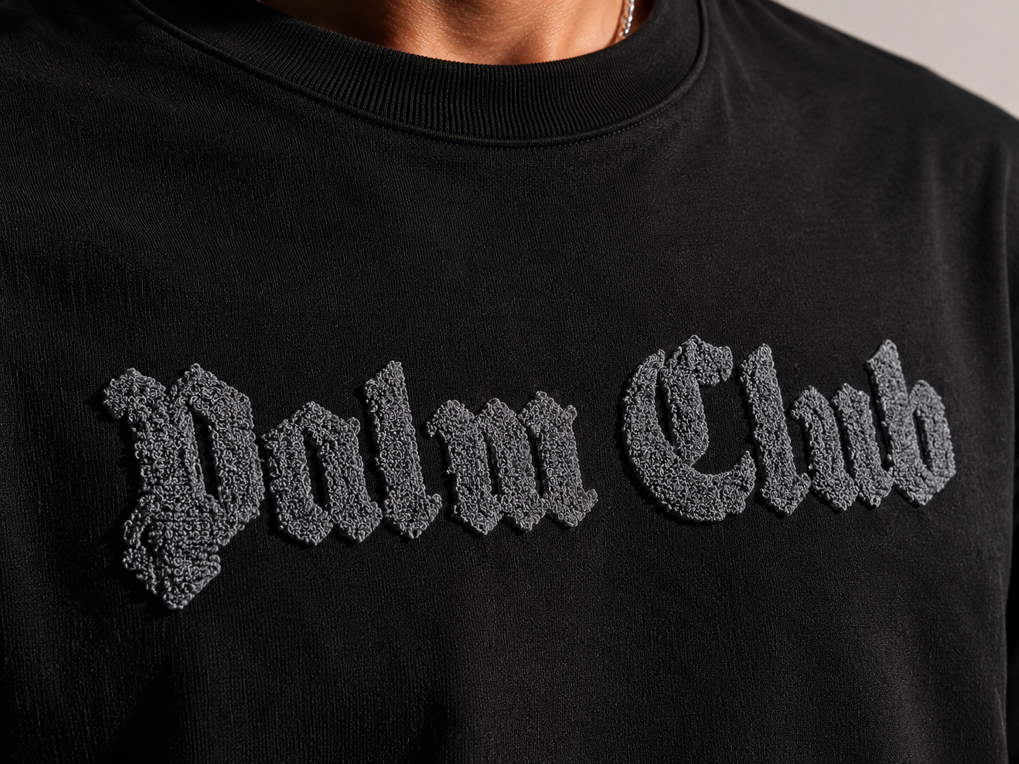 T-shirt Palm Club Noir 60224-2 Noir