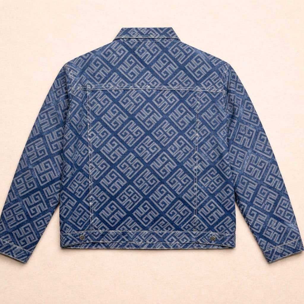 MONOGRAM DENIM BLUE JACKET