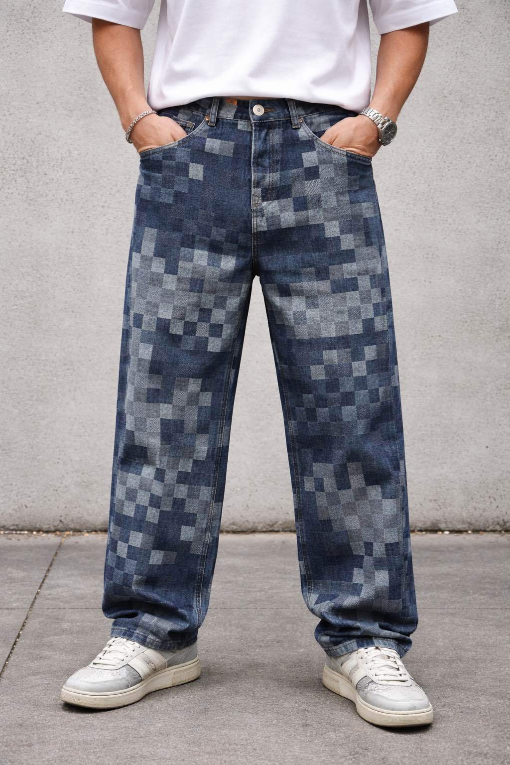 JEAN PIXEL DENIM