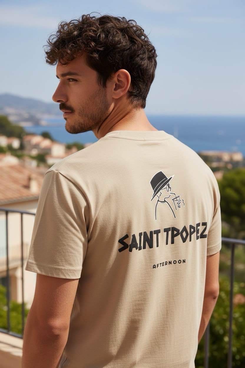 T-SHIRT SAINT TROPEZ - AFTERNOON BEIGE