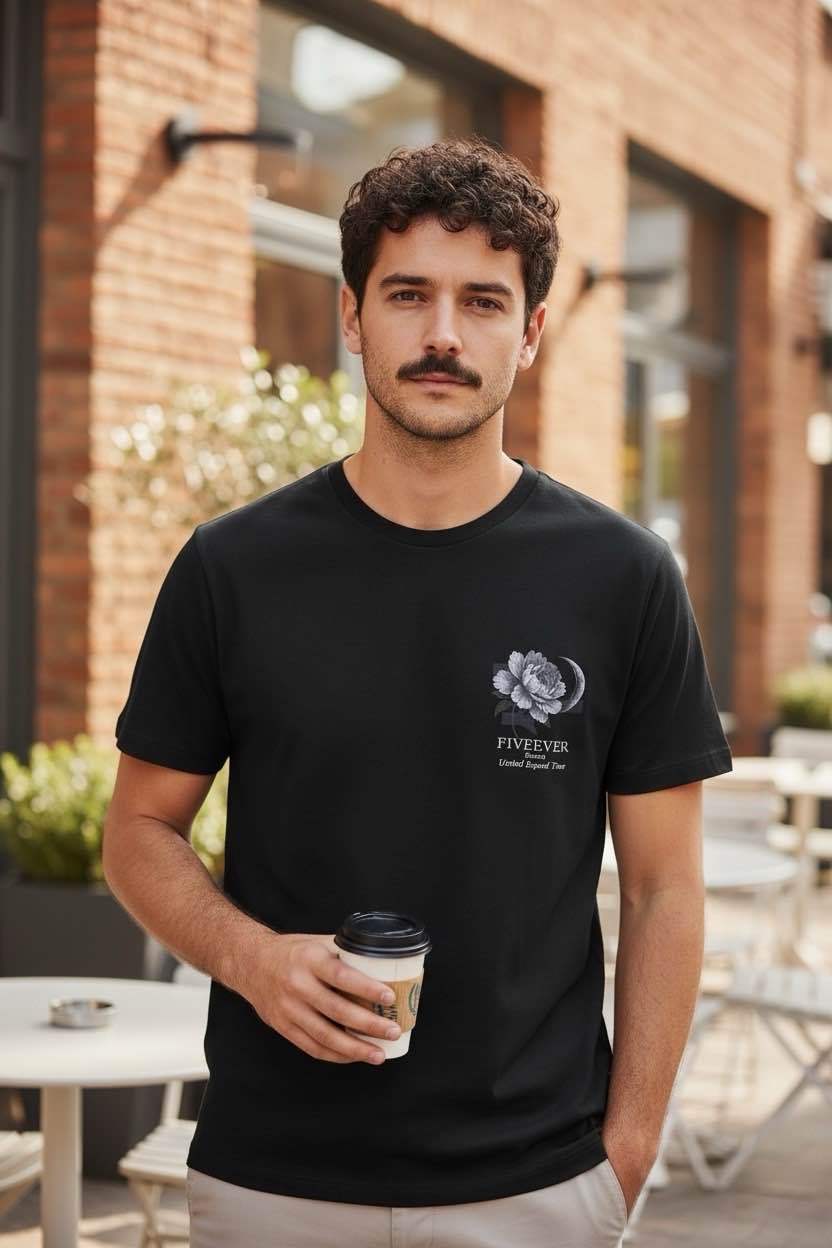 T-SHIRT FIVE EVER PARIS – UNITED BEYOND TIME BLACK