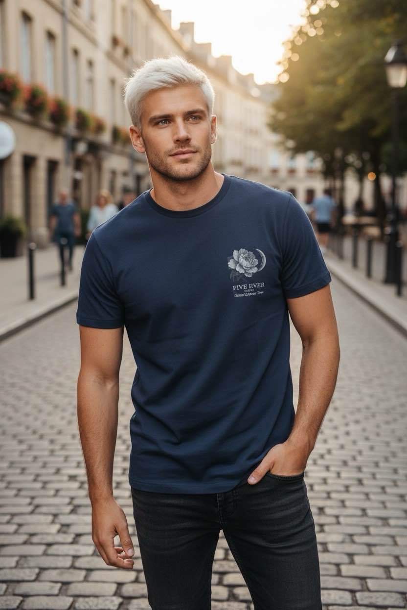 T-SHIRT FIVE EVER PARIS – UNITED BEYOND TIME BLUE
