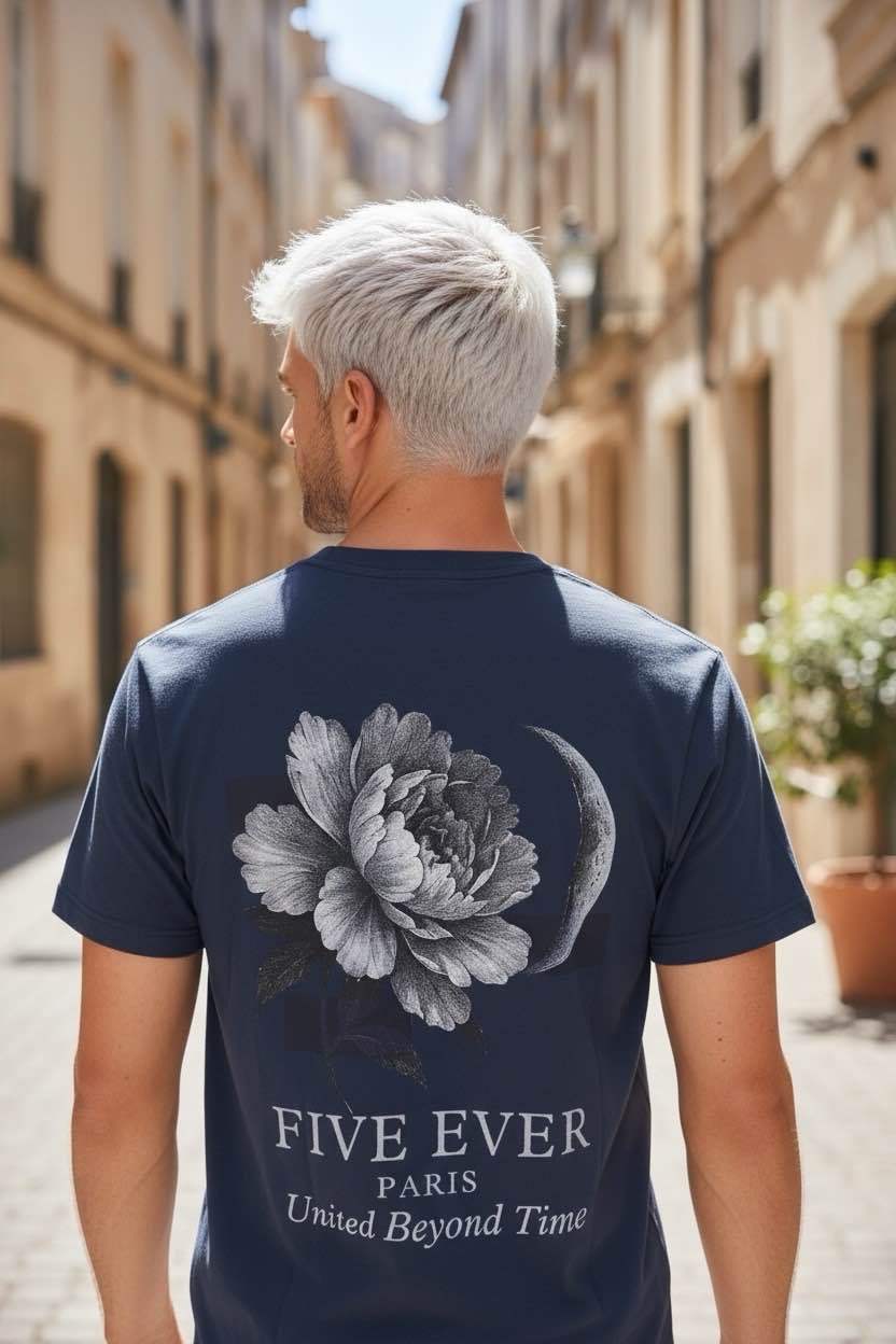 T-SHIRT FIVE EVER PARIS – UNITED BEYOND TIME BLUE