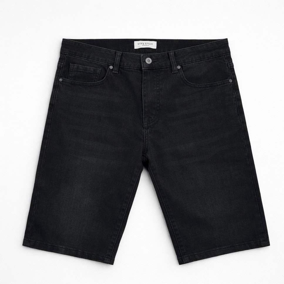 SHORT JEAN STRETCH NOIR