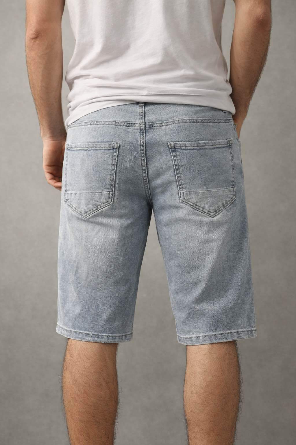 SHORT JEAN STRETCH – LIGHT BLUE