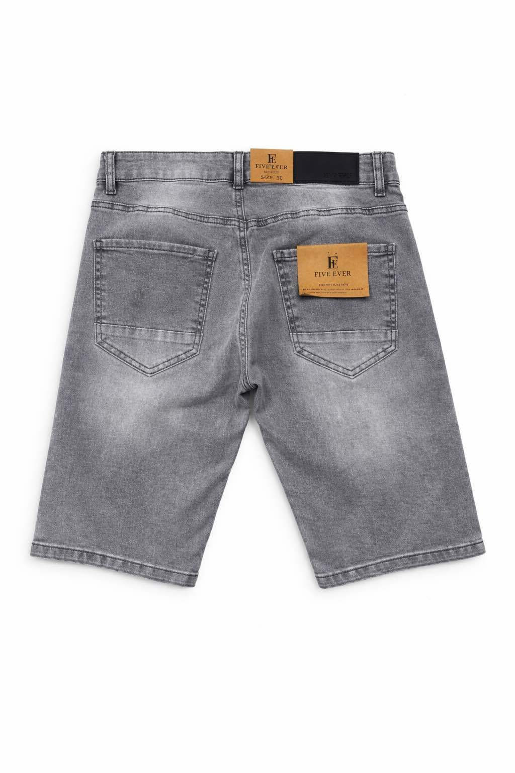 SHORT JEAN STRETCH – GREY DENIM