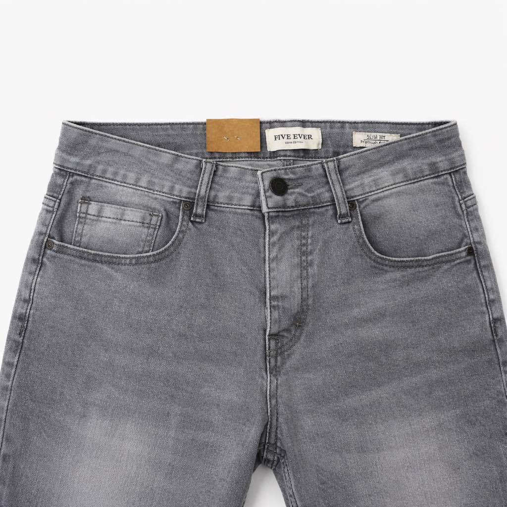 SHORT JEAN STRETCH – GREY DENIM