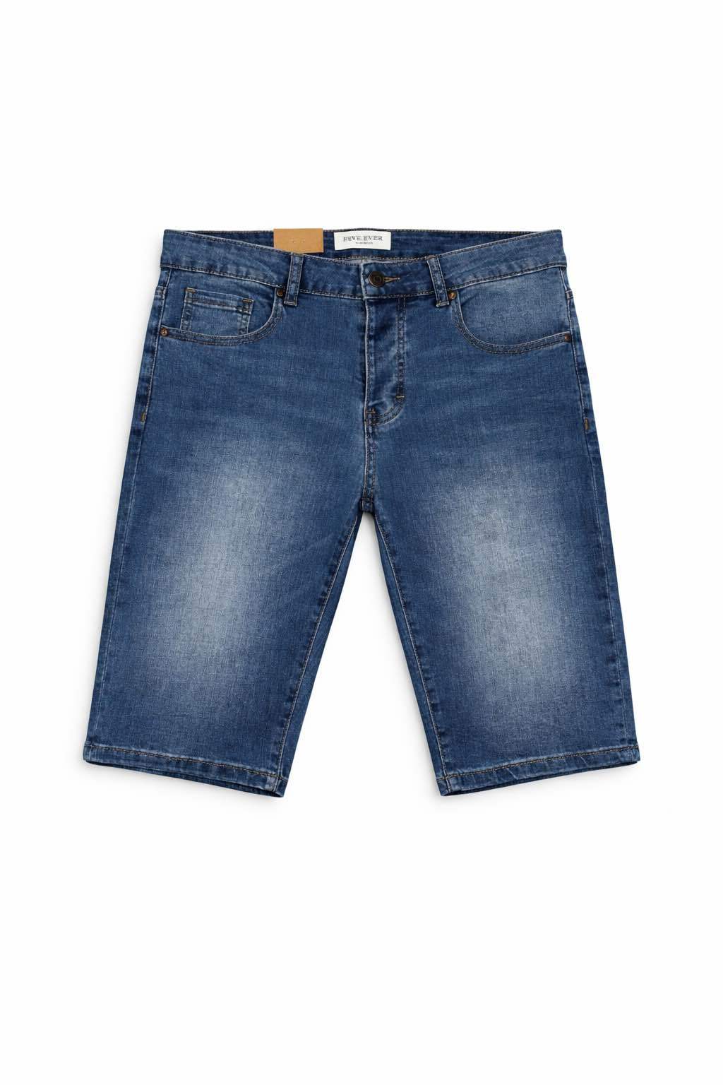 SHORT JEAN STRETCH – MID BLUE