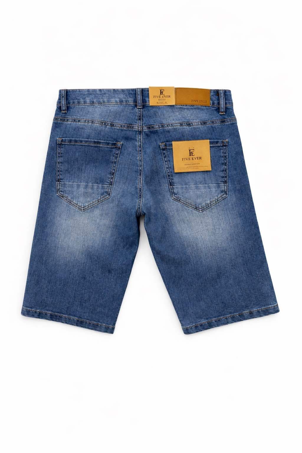 SHORT JEAN STRETCH – MID BLUE